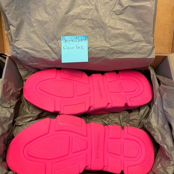 Balenciaga mule. Size 39, in Fluo Pink. - Picture 3 of 4